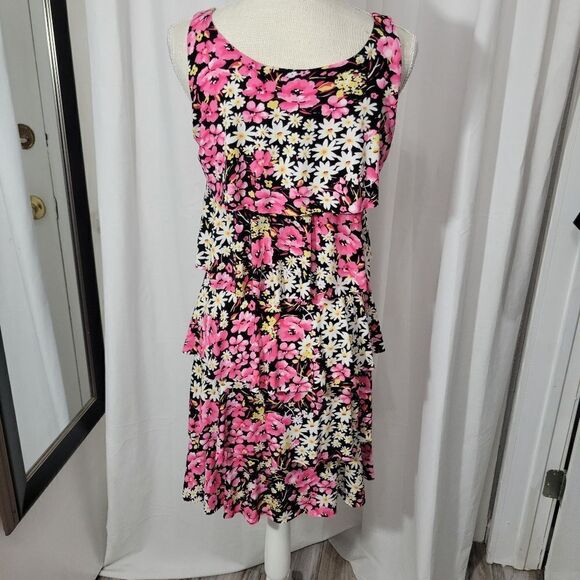 Elementz petite tiered floral dress - Picture 7 of 7